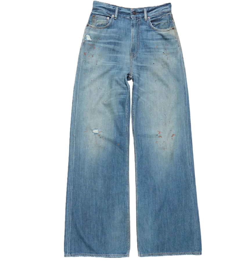  Quần Nữ Acne Regular Fit Jeans - 2022 'Mid Blue' 