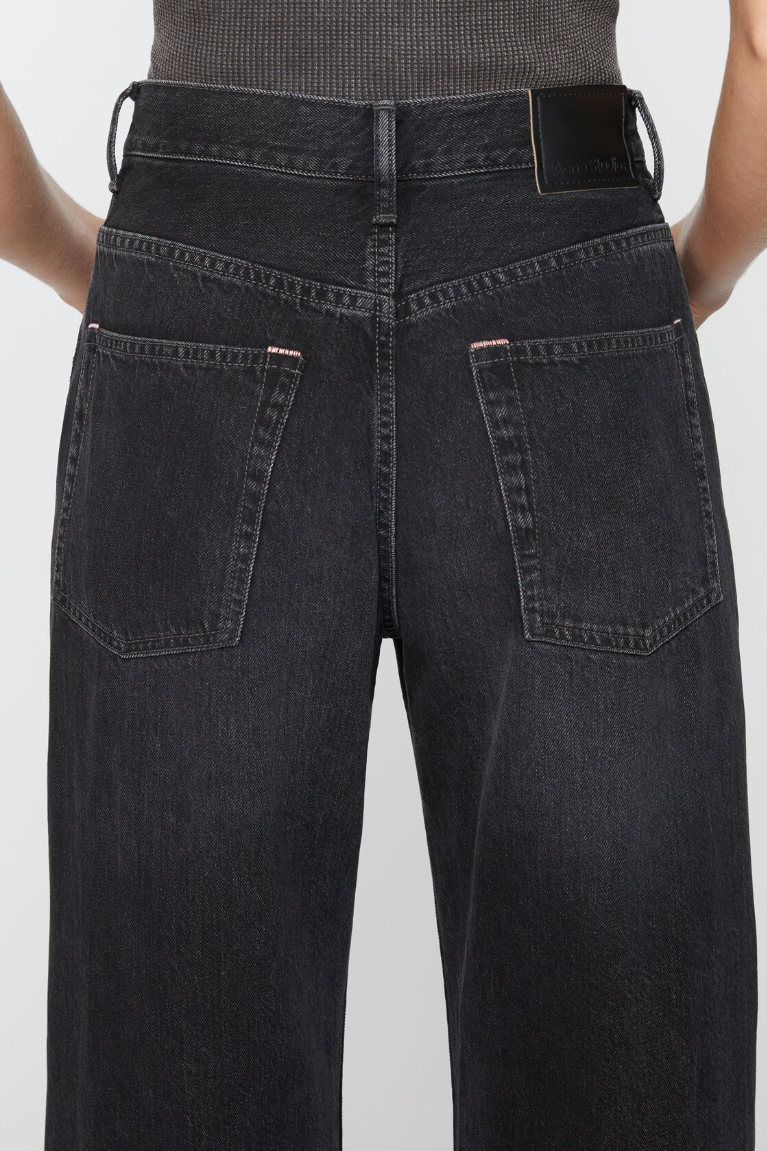  Quần Nữ Acne Regular Fit Jeans - 2022F 'Black' 