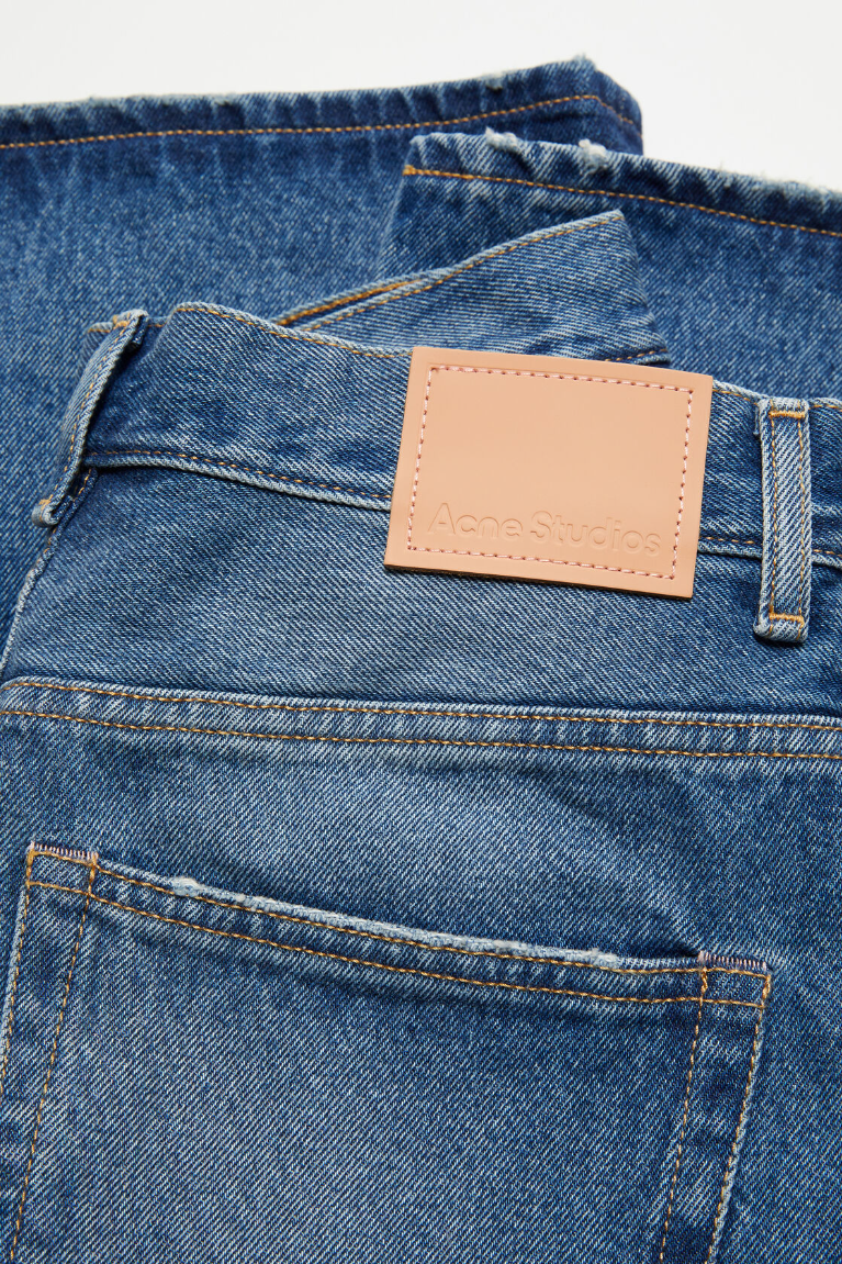  Quần Nữ Acne Regular Fit Jeans - 2022F 'Mid Blue' 
