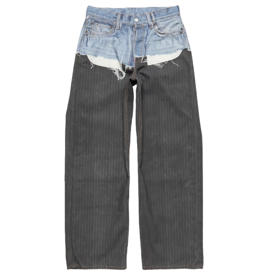  Quần Nữ Acne Trompe-l’œil Jeans - 1981 'Blue' 