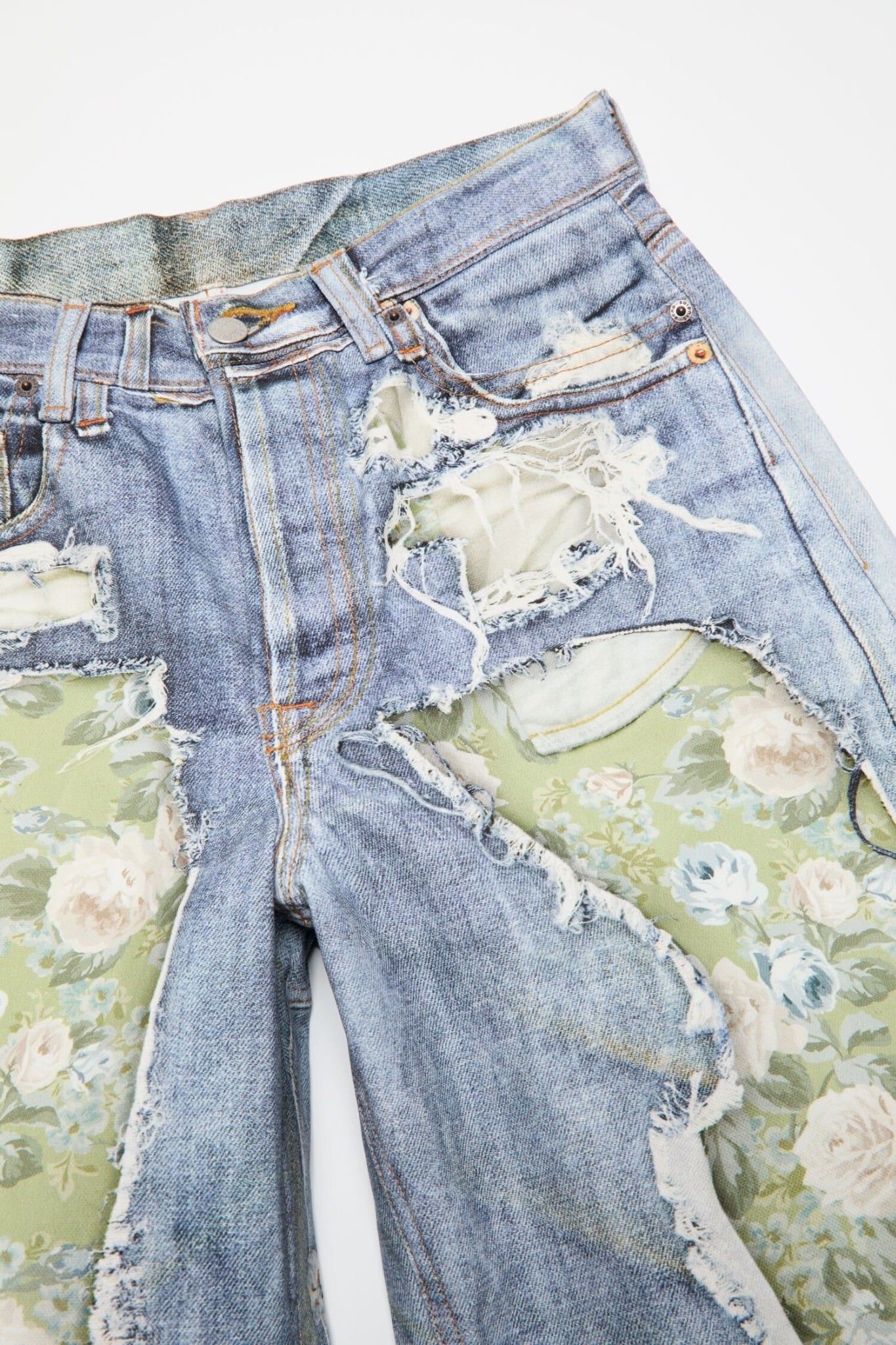  Quần Nữ Acne Trompe-l’œil Jeans - 1981 'Blue' 