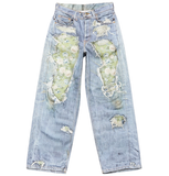  Quần Nữ Acne Trompe-l’œil Jeans - 1981 'Blue' 