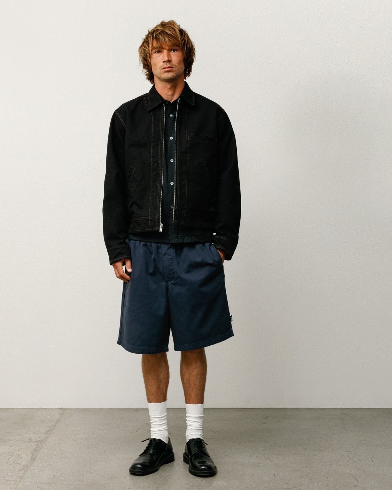  Quần Stussy Beach Short 'Navy' 