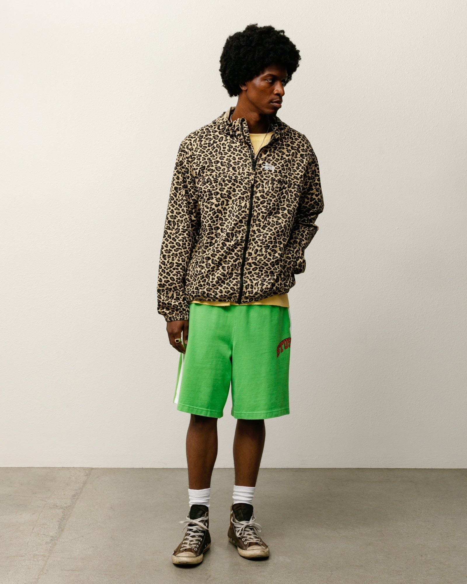  Quần Stussy Stripe Jersey Short 'Kiwi' 