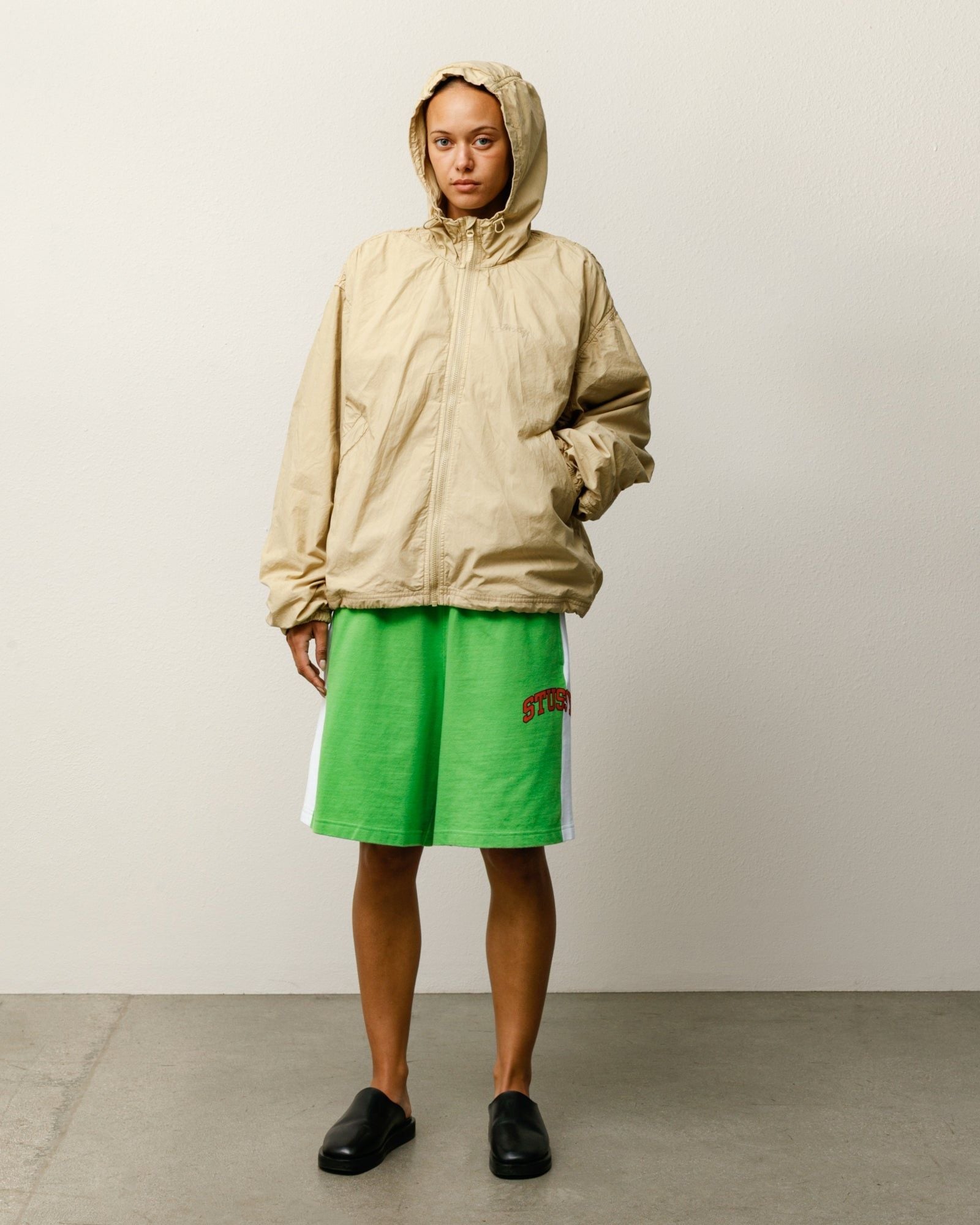  Quần Stussy Stripe Jersey Short 'Kiwi' 
