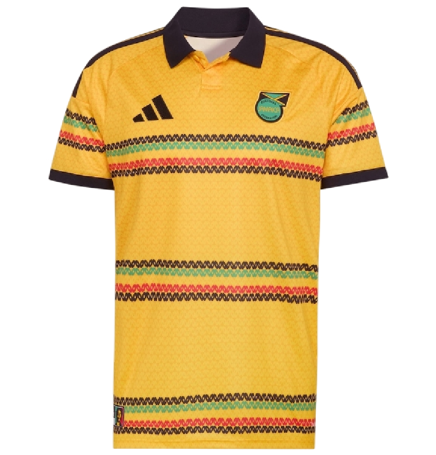  Áo Adidas Jamaica 26 x Bob Marley Home Jersey 'Bold Gold' 