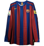  Áo Nike Barcelona 2005/2006 Home Long Sleeve Jersey 