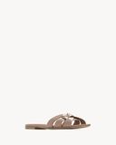  Dép Nữ Saint Laurent Tribute Mules 'Dark Pink' 