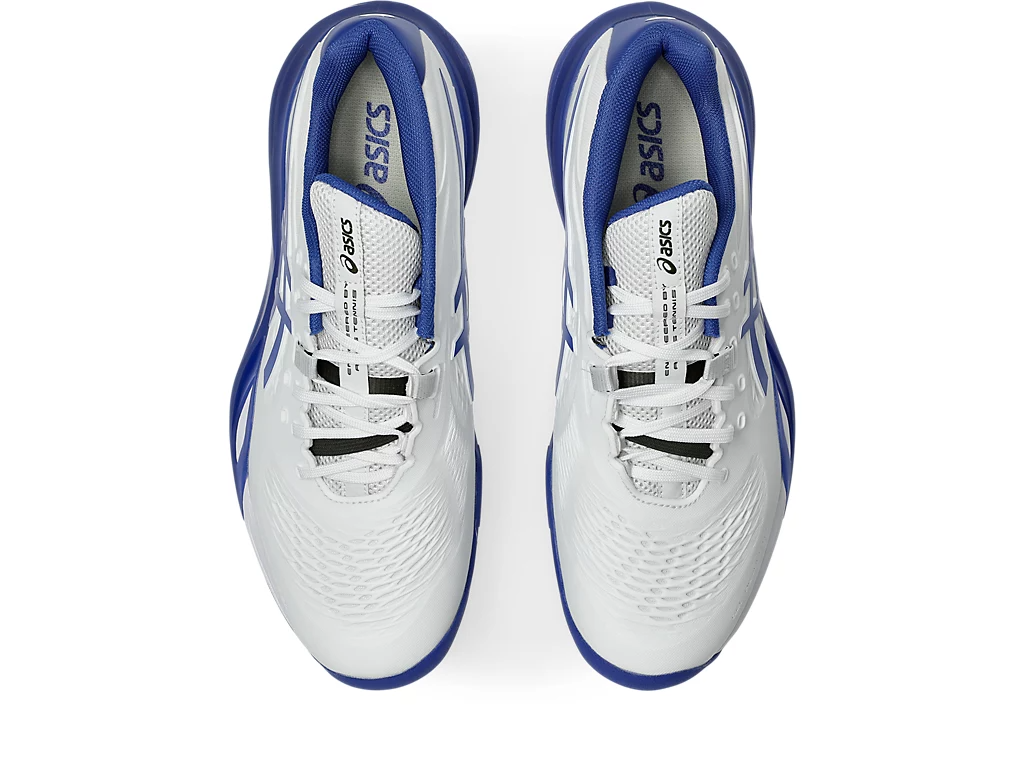  Giày Nam Asics Gel-Resolution X Wide 'White Blue' 