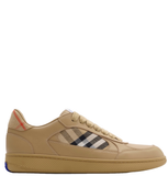  Giày Nam Burberry Leather Check Terrace Sneakers 'Sand'​ 