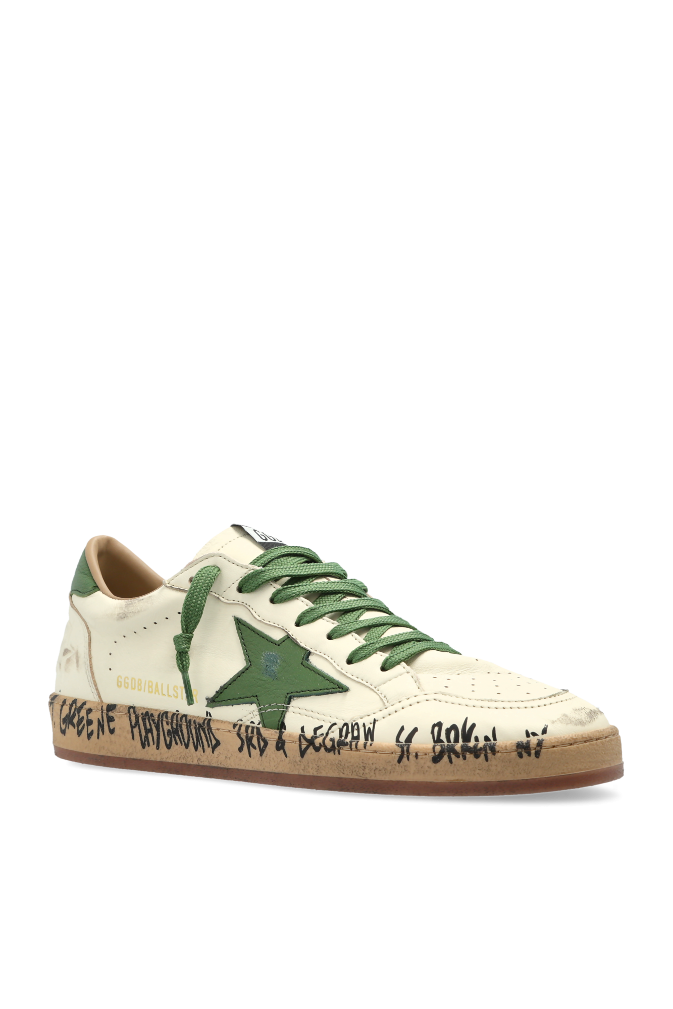  Giày Nam Golden Goose Ball Star 'Beige' 