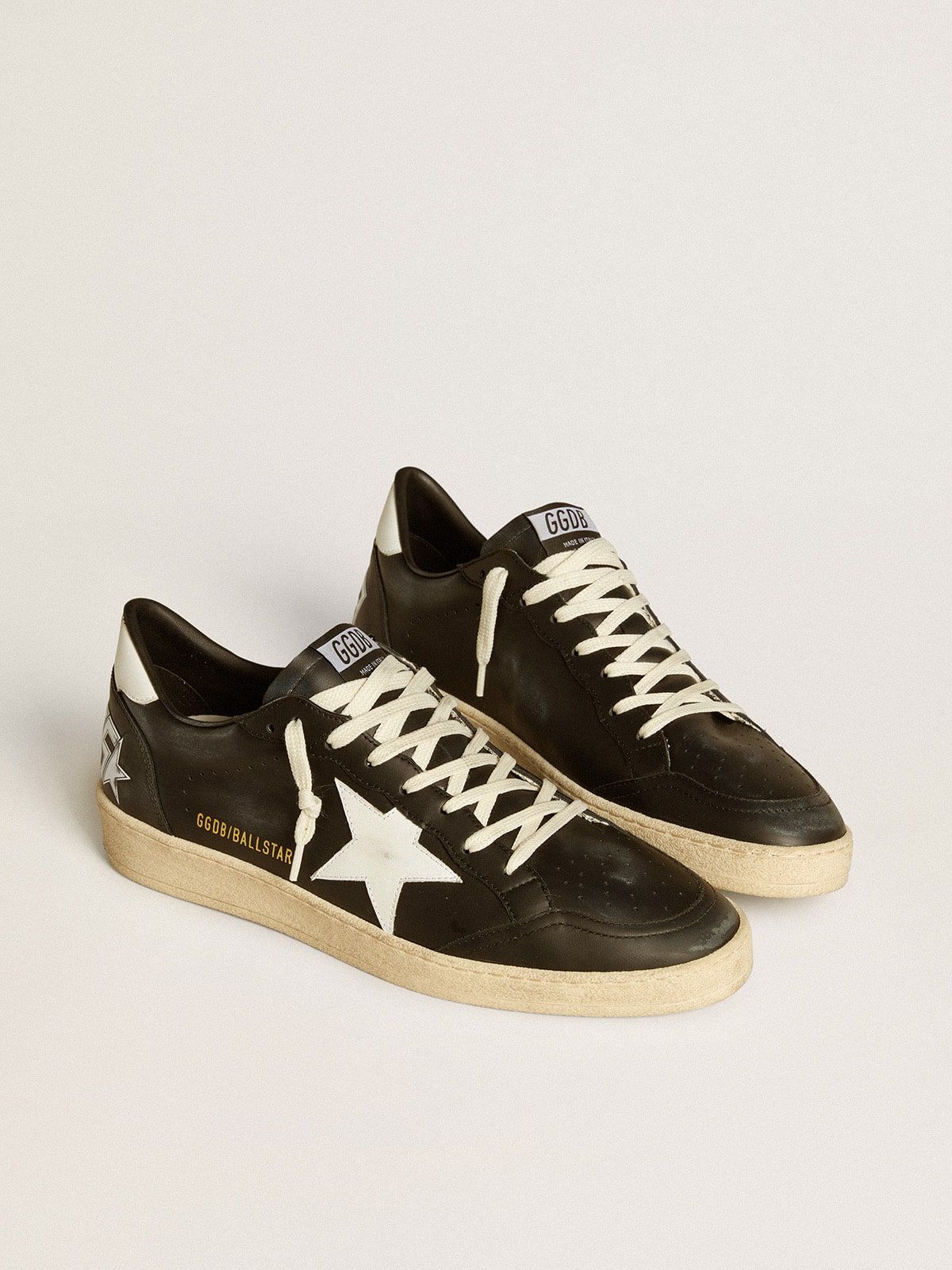  Giày Nam Golden Goose Ball Star 'Black' 