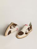  Giày Nam Golden Goose Ball Star 'Brown' 