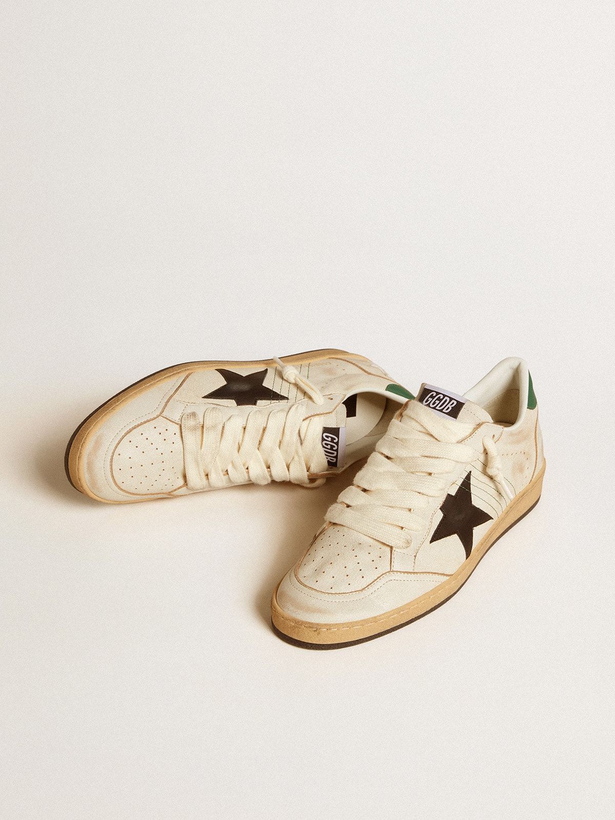  Giày Nam Golden Goose Ball Star 'White' 