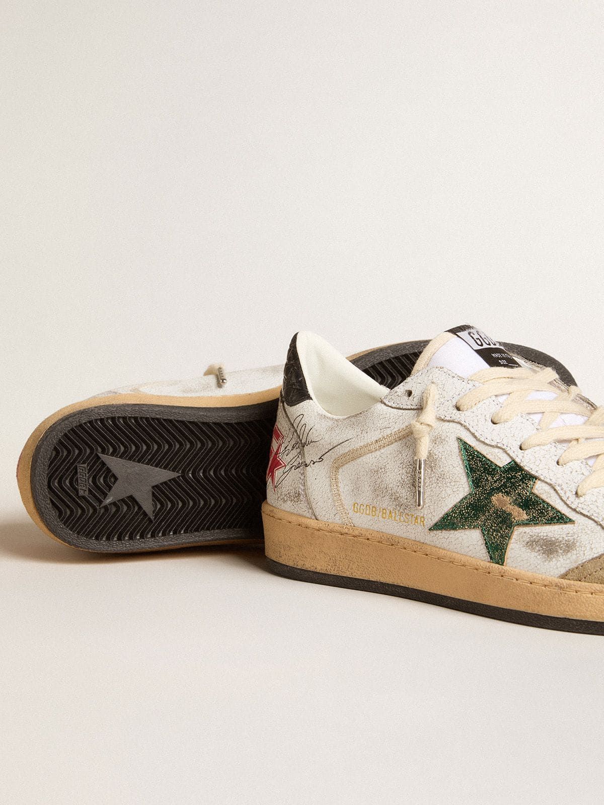  Giày Nam Golden Goose Ball Star 'White' 