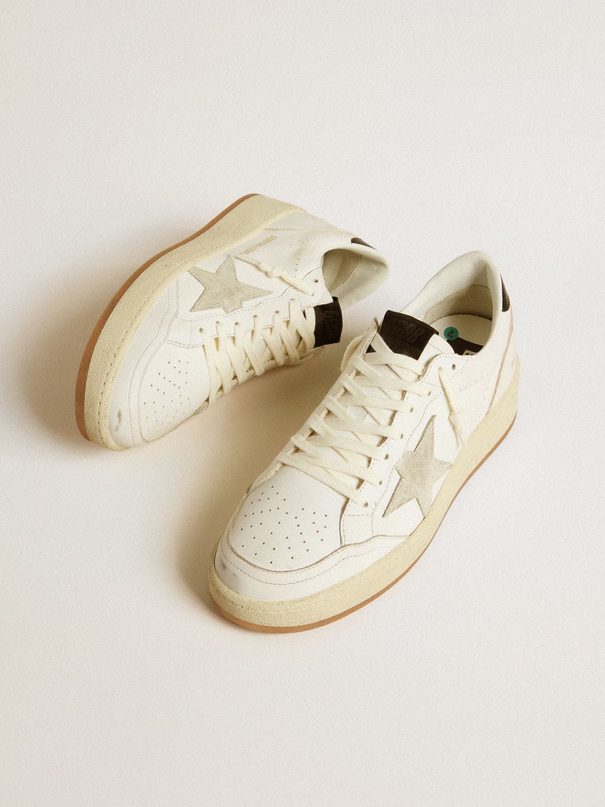  Giày Nam Golden Goose Ball Star 'White' 