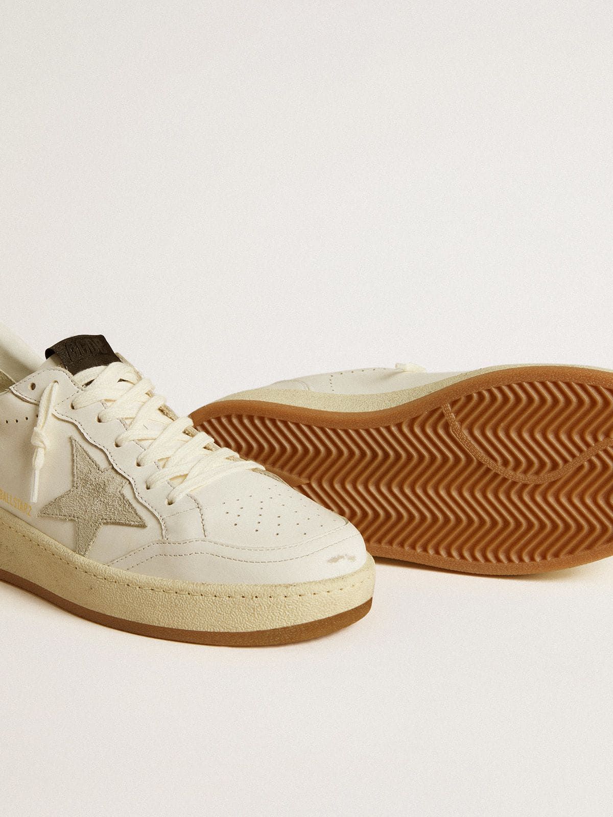  Giày Nam Golden Goose Ball Star 'White' 