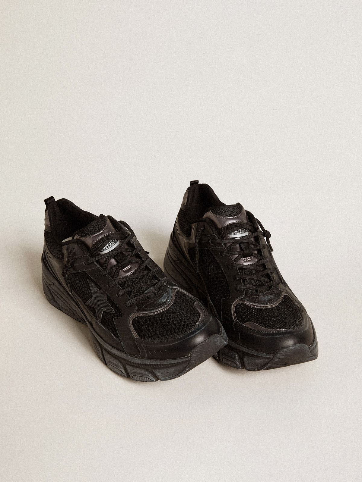 Giày Nam Golden Goose Lightstar 'Black' 