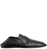  Giày Nam Gucci Loafer With Embossed GG 'Black' 