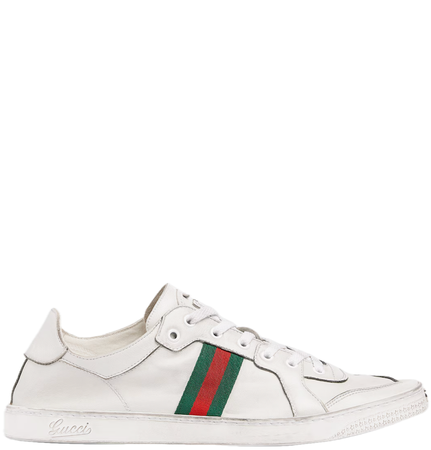  Giày Nam Gucci Stretch Low-top Trainer 'White' 