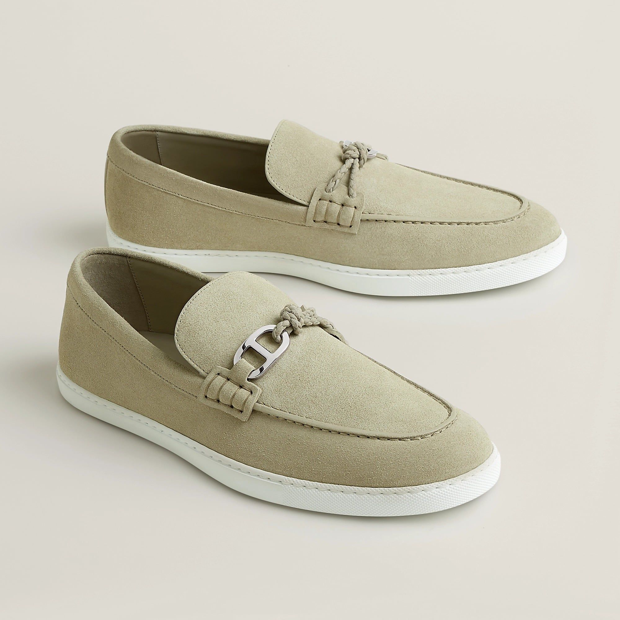  Giày Nam Hermes Ignacio Loafer 'Beige Esquisse' 