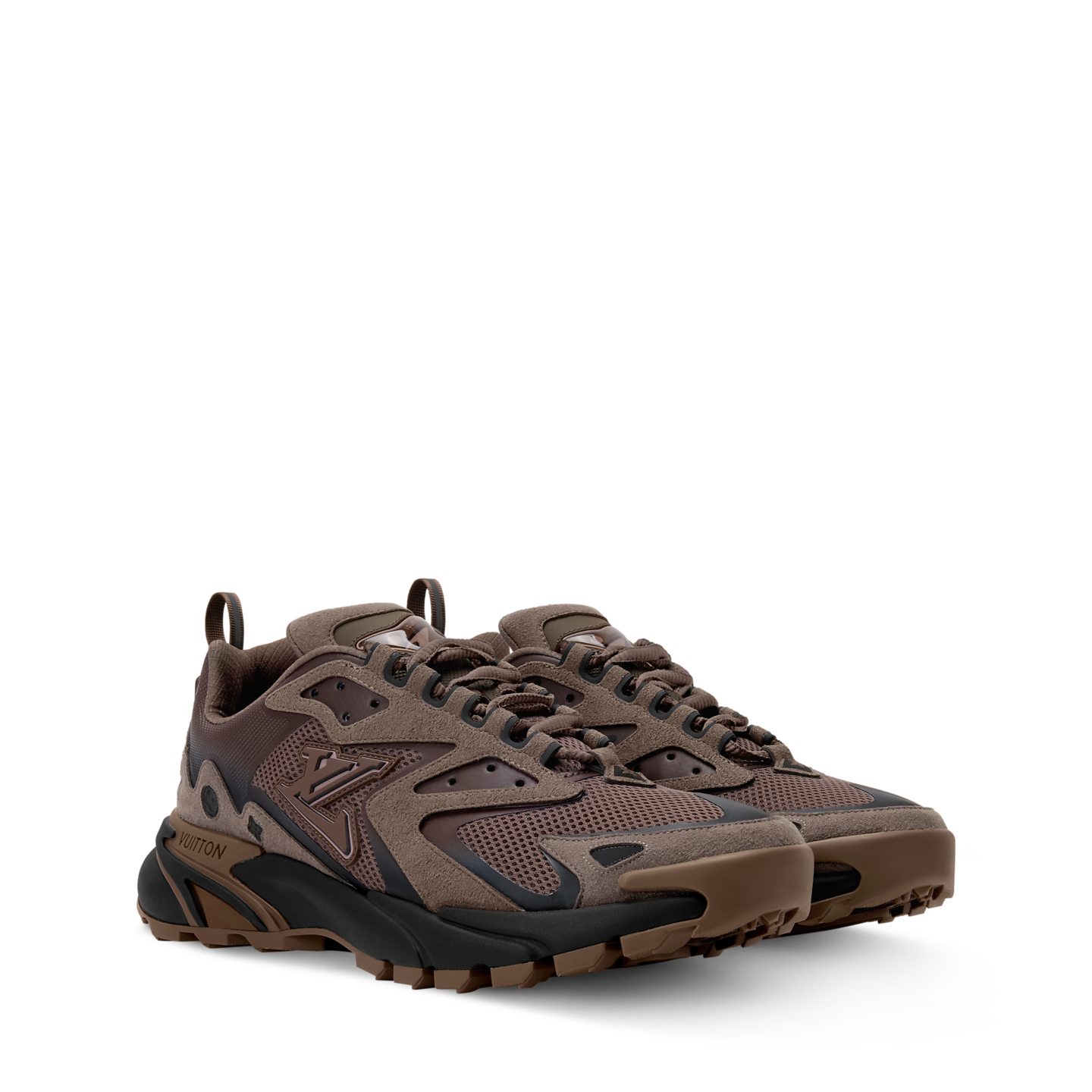  Giày Nam Louis Vuitton LV Runner Tatic Trainers 'Brown' 