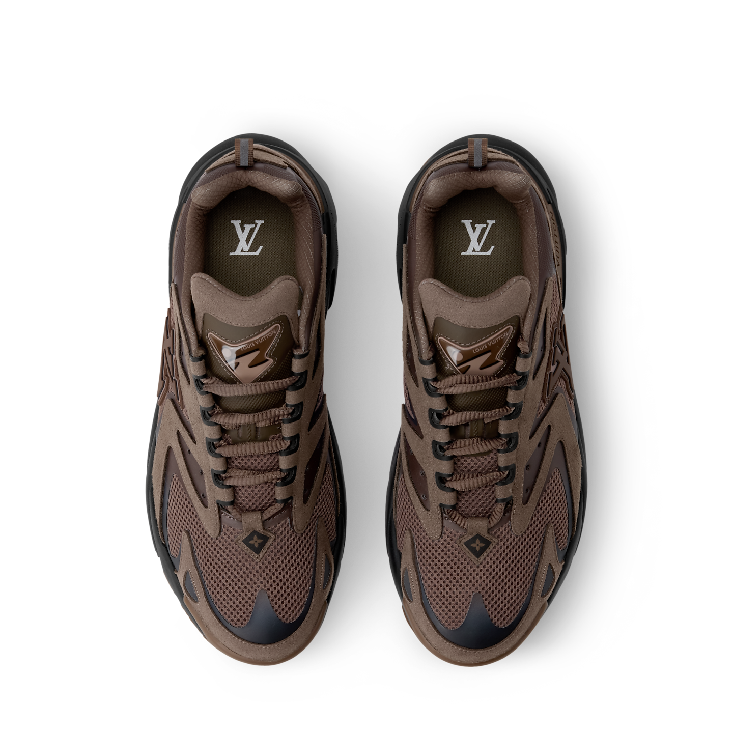  Giày Nam Louis Vuitton LV Runner Tatic Trainers 'Brown' 