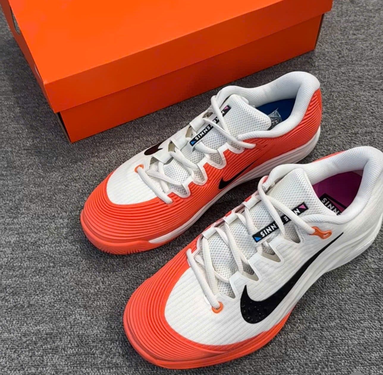  Giày Nam Nike Court Air Zoom Vapor 12 HC 'Orange' 