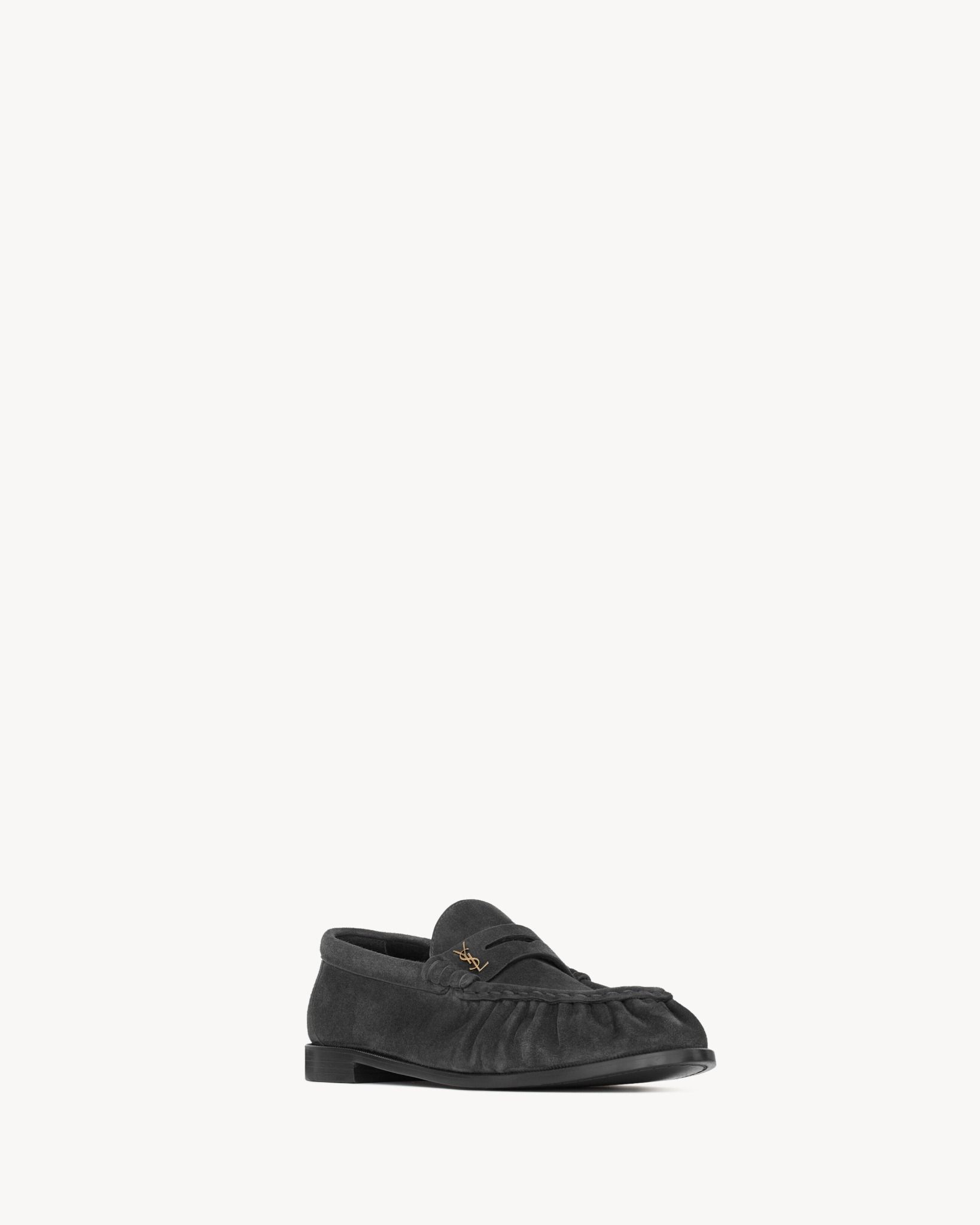  Giày Nam Saint Laurent Le Loafer Supple 'Grey' 