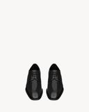  Giày Nam Saint Laurent Stanton Derbies 'Black' 
