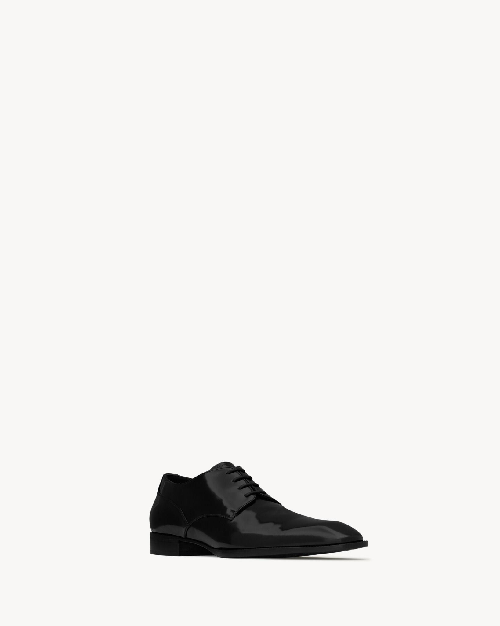  Giày Nam Saint Laurent Stanton Derbies 'Black' 