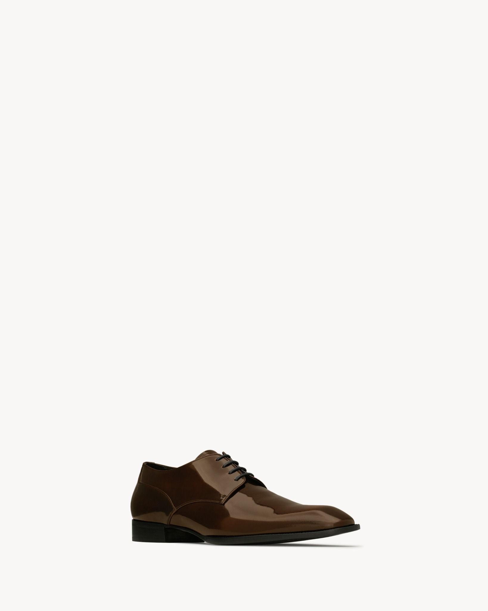  Giày Nam Saint Laurent Stanton Derbies 'Brown' 