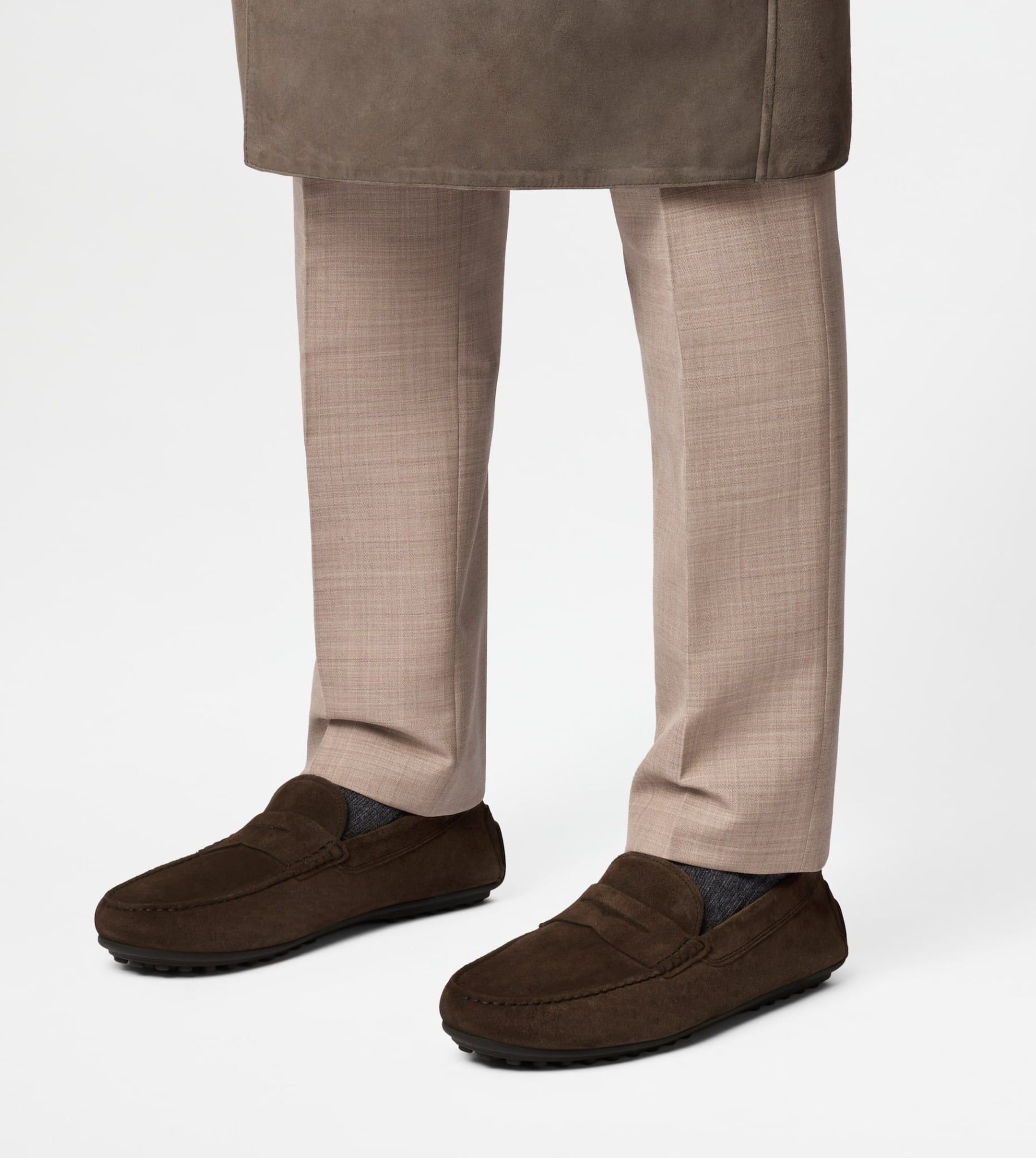  Giày Nam Tod's City Gommino Loafers 'Brown' 