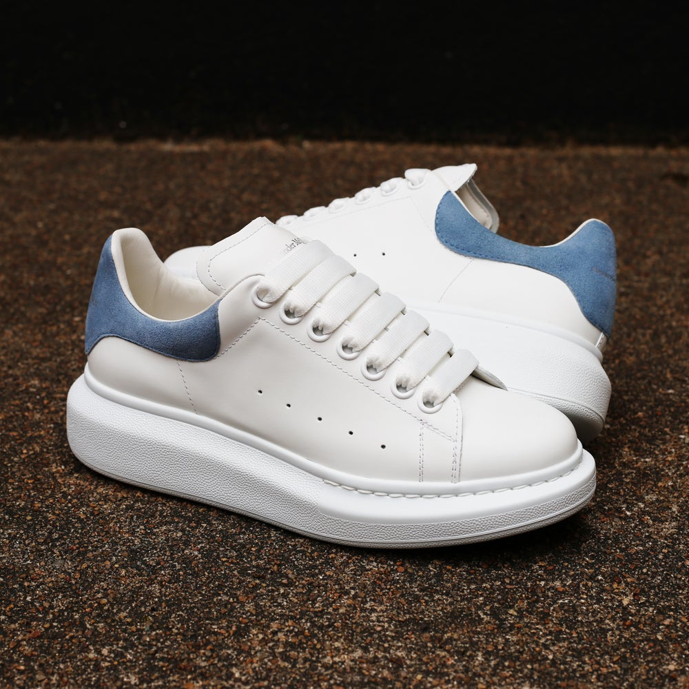  Giày Nữ Alexander McQueen 'White Dream Blue' 