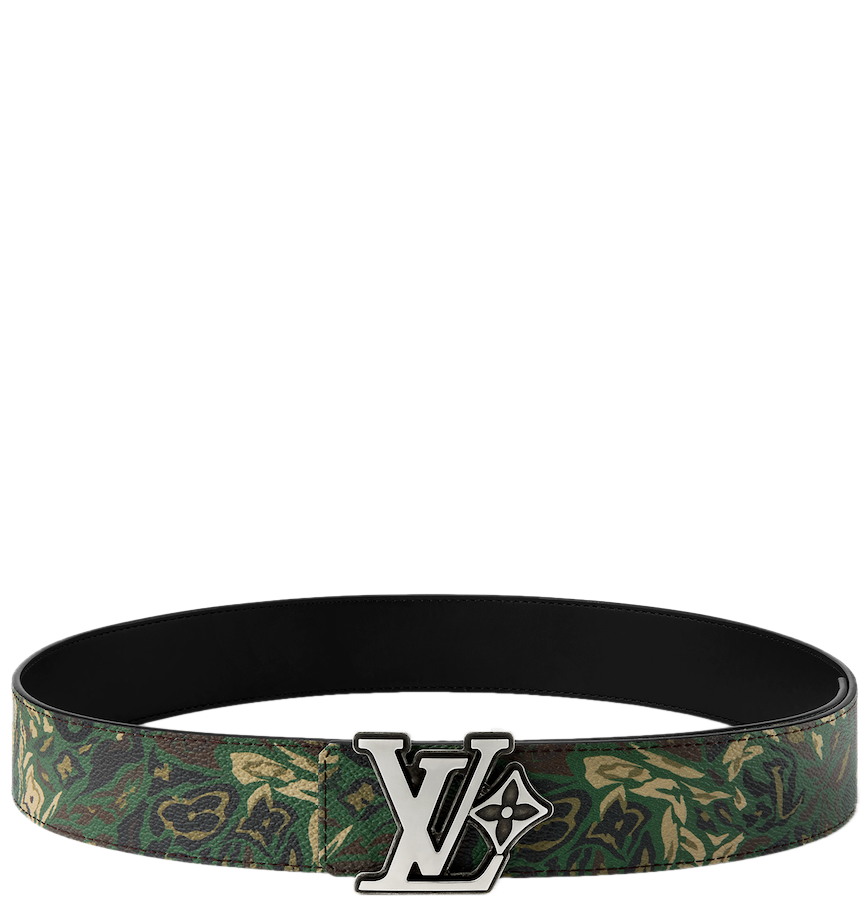 Thắt Lưng Nam Louis Vuitton Flower Camoflage Belt 'Green' 