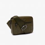  Túi Lacoste Embossed Monogram Shoulder Bag 'Green' 