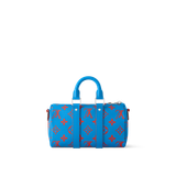  Túi Louis Vuitton Keepall Bandoulière 25 Bag 'Blue Red' 