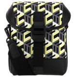  Túi MCM Cubic Logo Small Crossbody ‘Black Yellow’ 