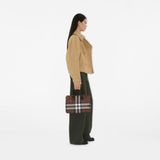  Túi Nữ Burberry Medium Check Bowling Bag 'Dark Brown' 