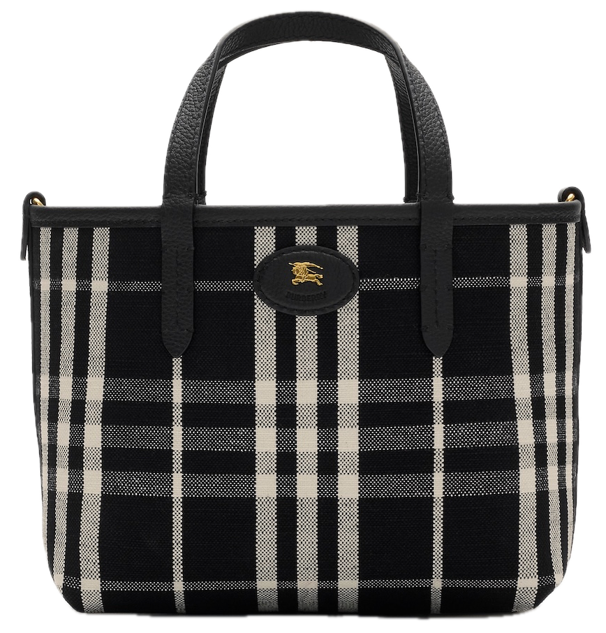  Túi Nữ Burberry Mini Reversible Bloomsbury Tote 'Black' 
