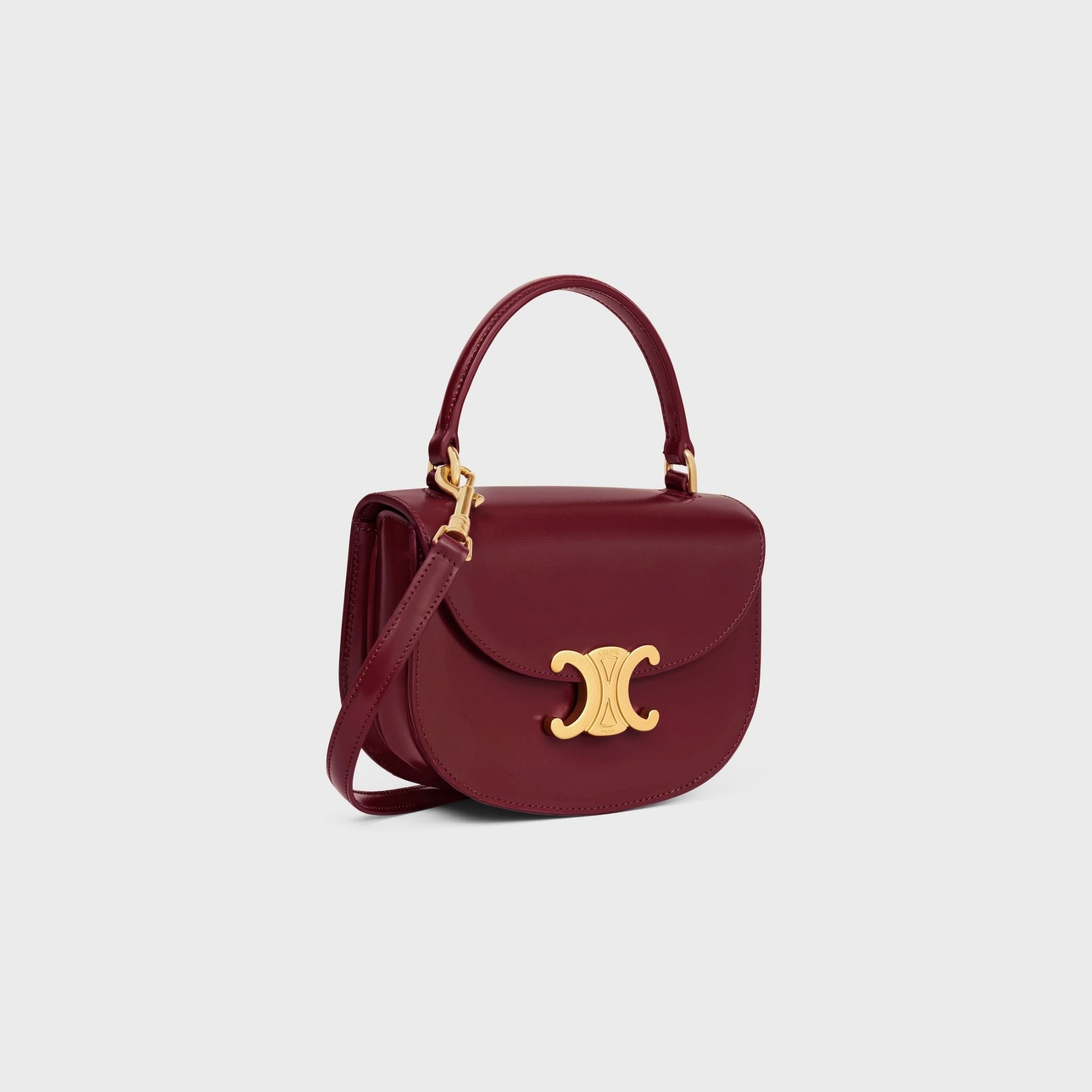  Túi Nữ Celine Mini Besace Clea 'Light Burgundy' 