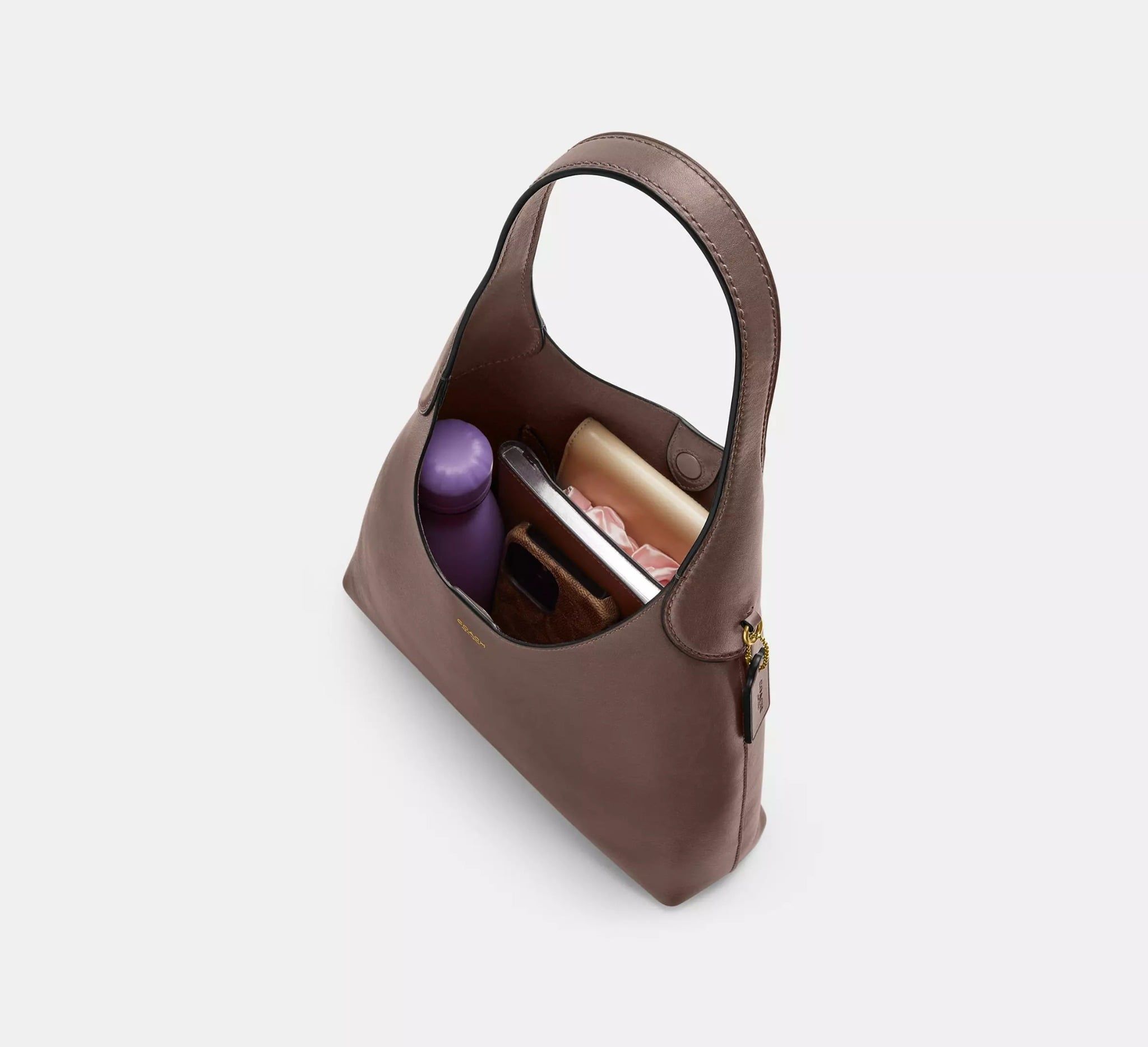  Túi Nữ Coach Brooklyn Shoulder Bag 28 'Dark Stone' 