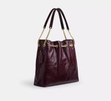  Túi Nữ Coach Evelyn Large Shoulder Bag 'Dark Wine' 