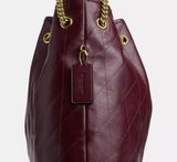  Túi Nữ Coach Evelyn Large Shoulder Bag 'Dark Wine' 