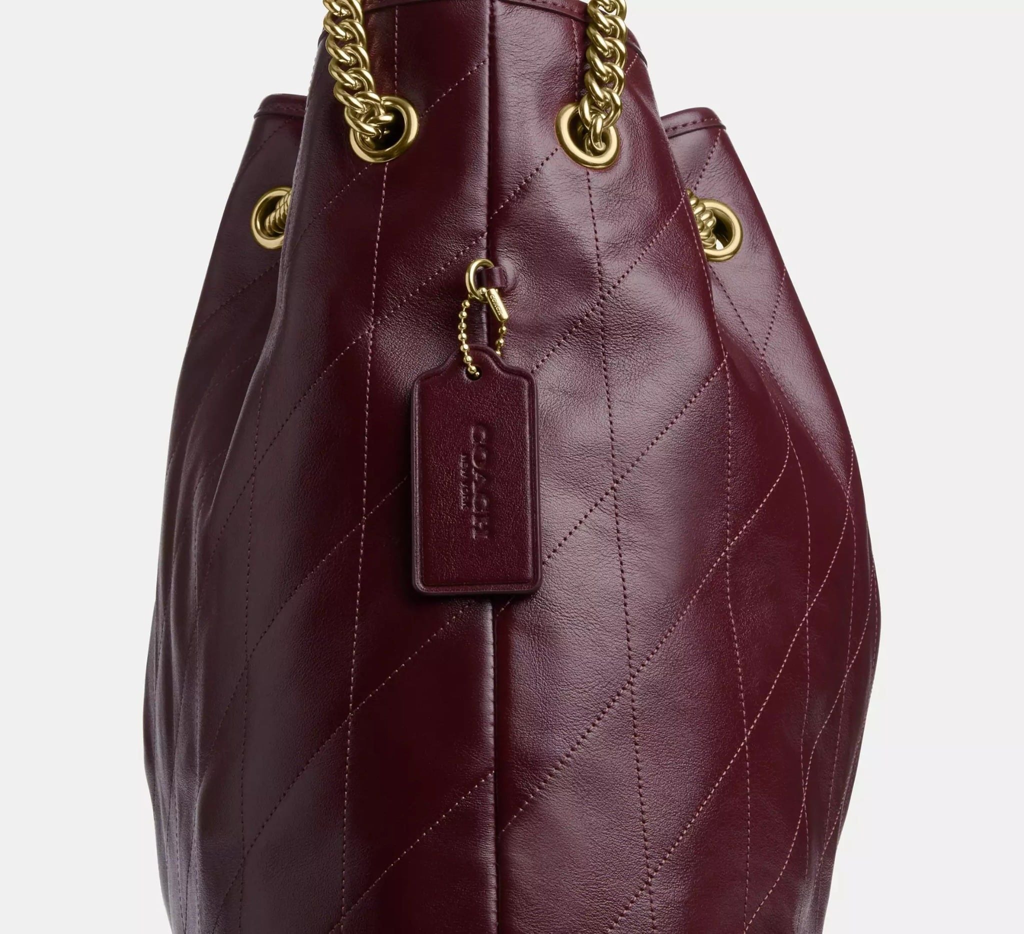  Túi Nữ Coach Evelyn Large Shoulder Bag 'Dark Wine' 