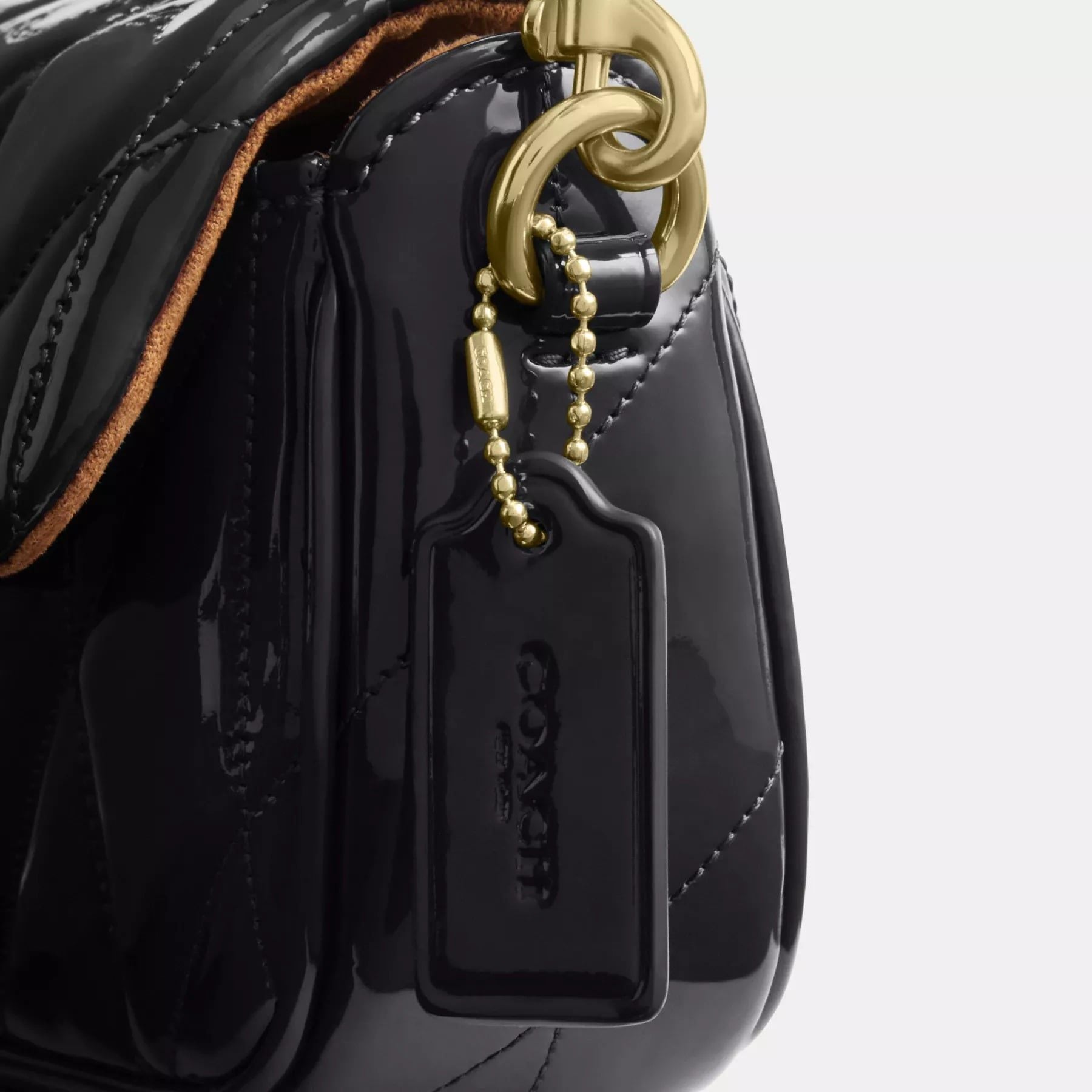  Túi Nữ Coach Hailey Flap Bag With Quilting 'Black' 