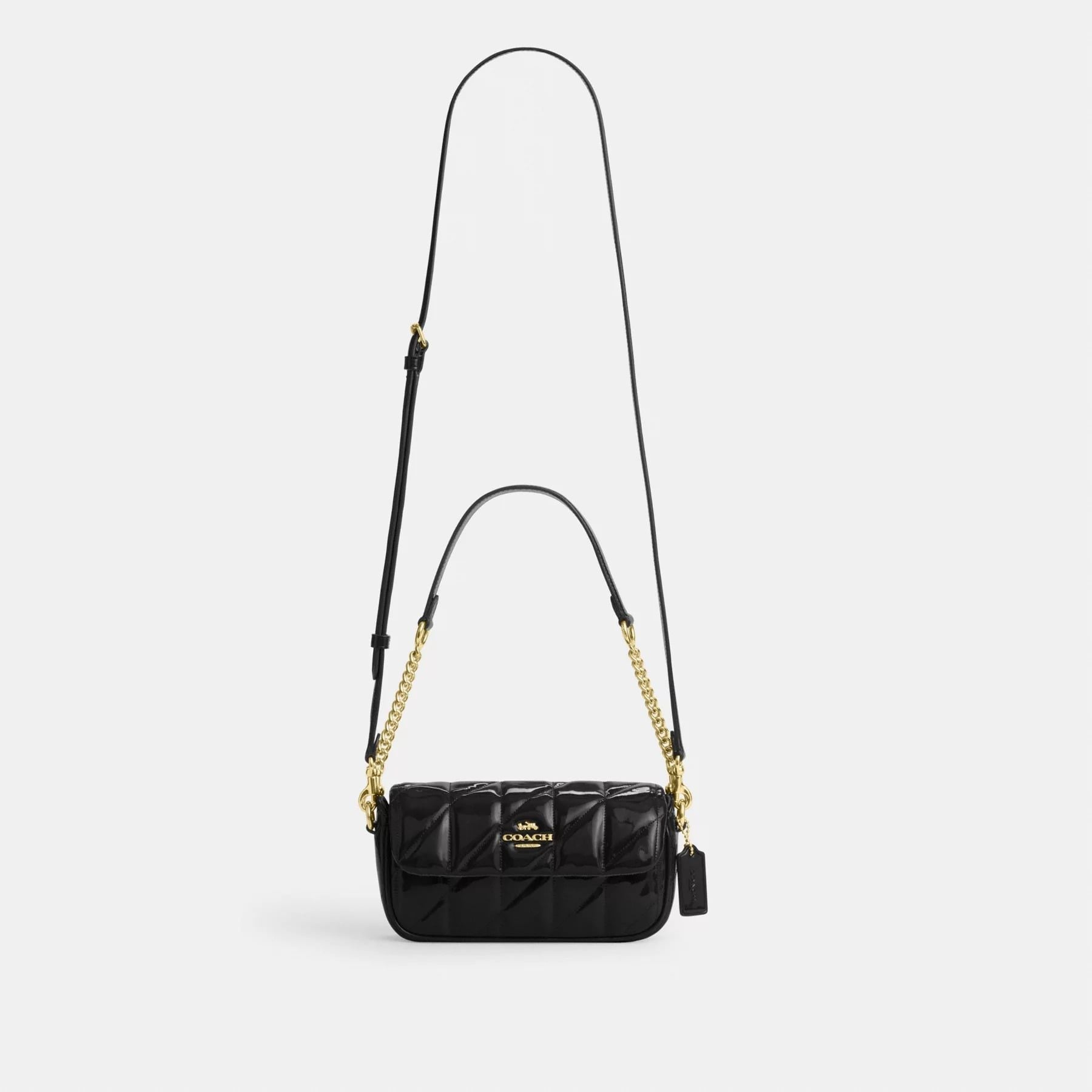  Túi Nữ Coach Hailey Flap Bag With Quilting 'Black' 