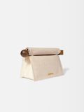  Túi Nữ Jacquemus Rond Carré Clutch 'Greige' 