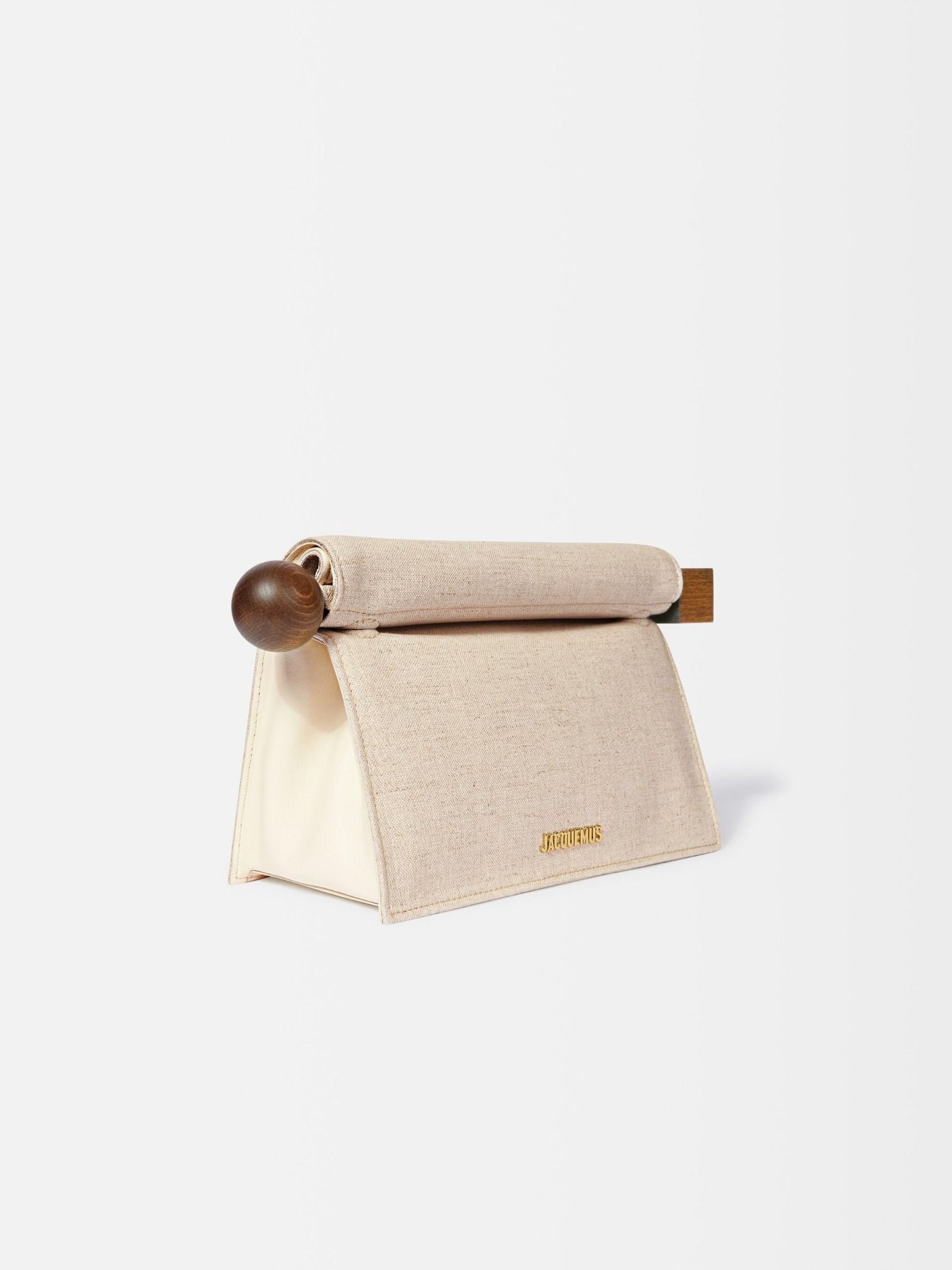  Túi Nữ Jacquemus Rond Carré Clutch 'Greige' 