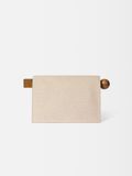  Túi Nữ Jacquemus Rond Carré Clutch 'Greige' 
